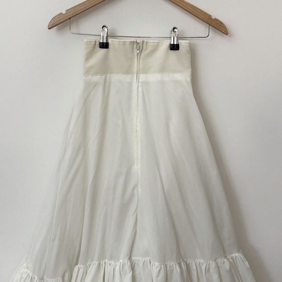 Ivory Crinoline Petticoat Ruffle Volume Maxi Length - Picture 7 of 12